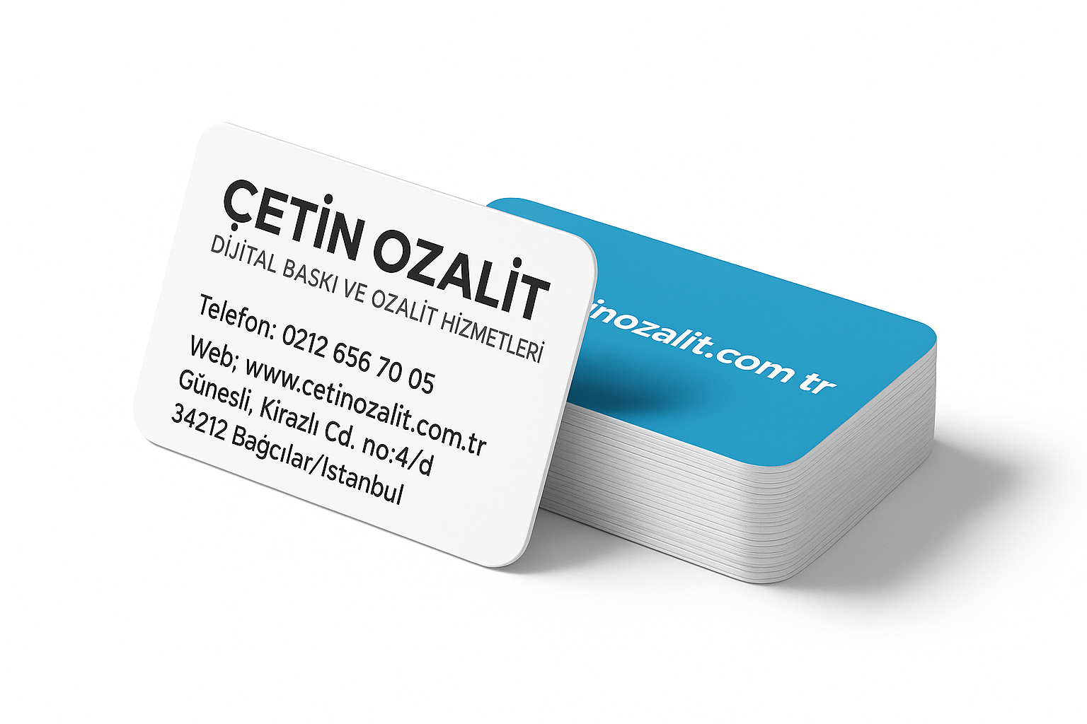 Sıvama Kartvizit - Profesyonel tabela üretimi İstanbul