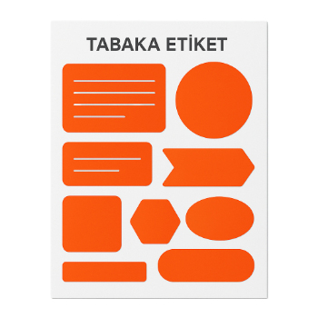 Hazır Tabaka Sticker / Etiket - Profesyonel tabela üretimi İstanbul